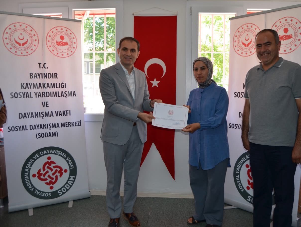Bayındır’da üreten kadınlara anlamlı tören