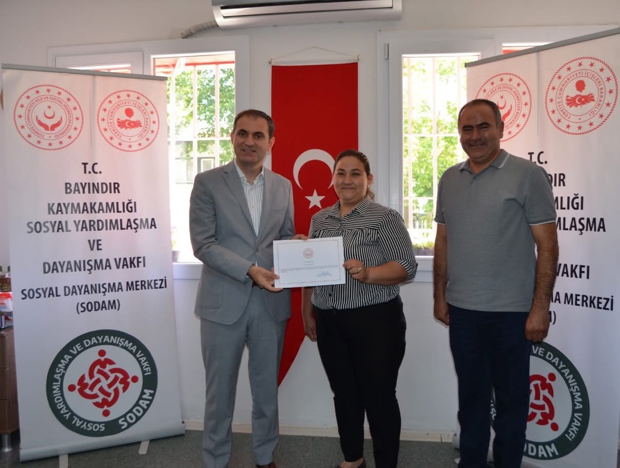 Bayındır’da üreten kadınlara anlamlı tören