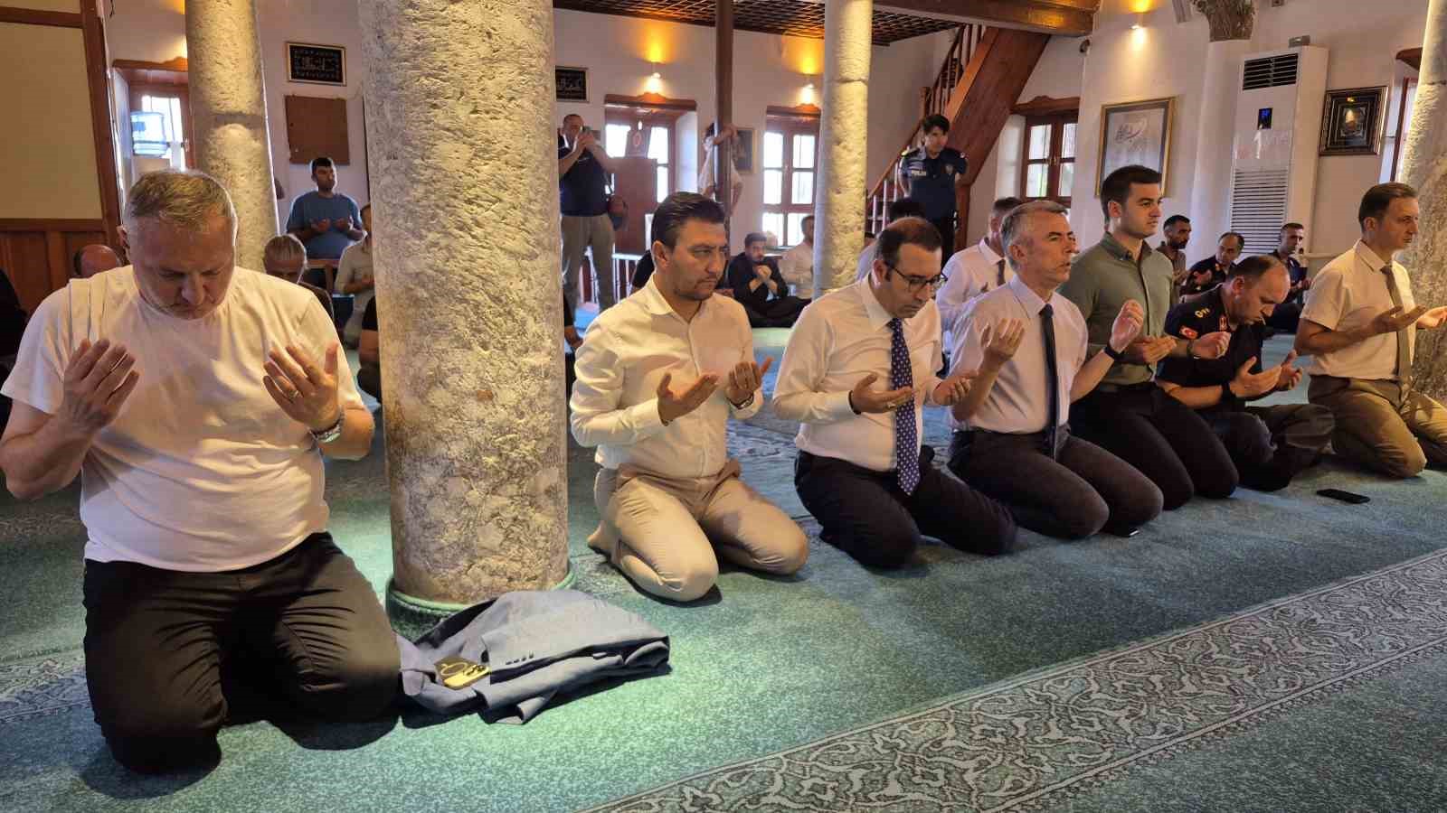 Şehit Ercan Yangöz için Kuran okundu