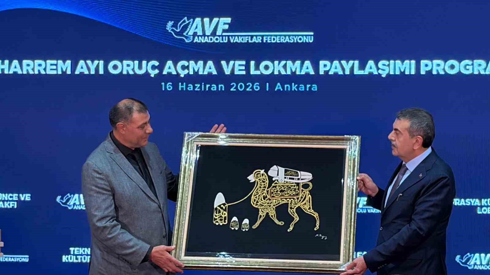 Bakan Tekin: "Muharrem ayı, asırlardır milletimizin ortak hafızasında derin anlamlar taşıyan müstesna bir zaman dilimidir"