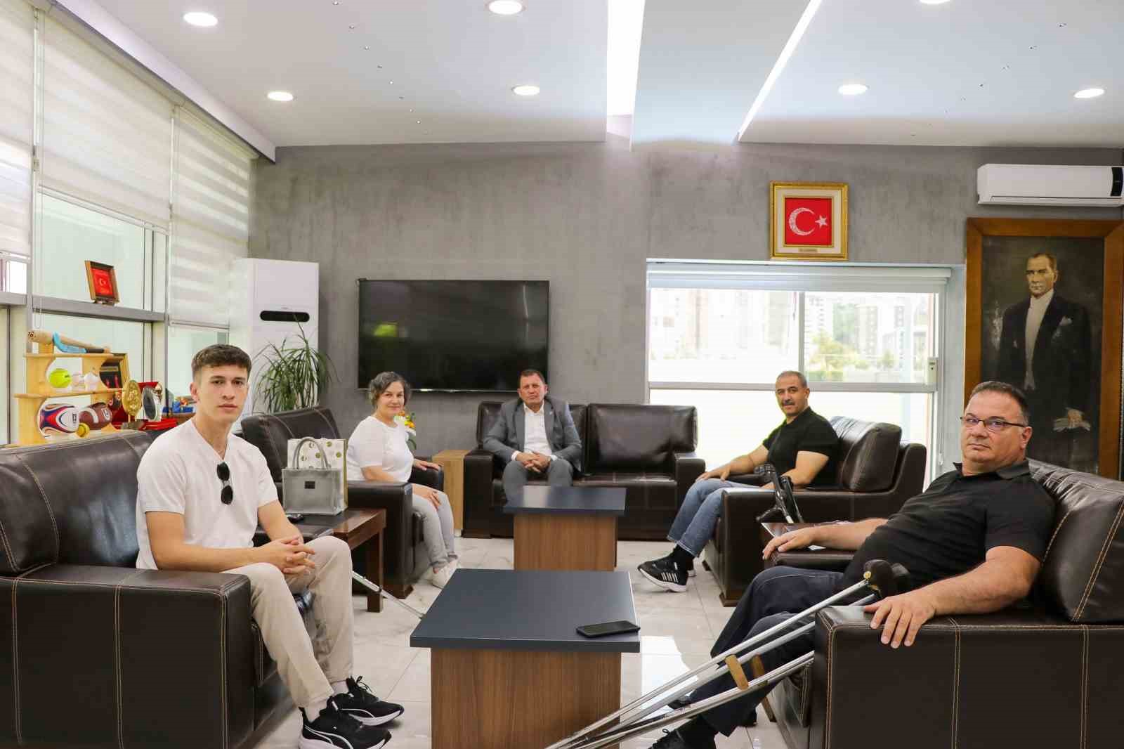 Kayseri Bedensel Engelliler Spor Kulübü’nden Kabakcı’ya teşekkür