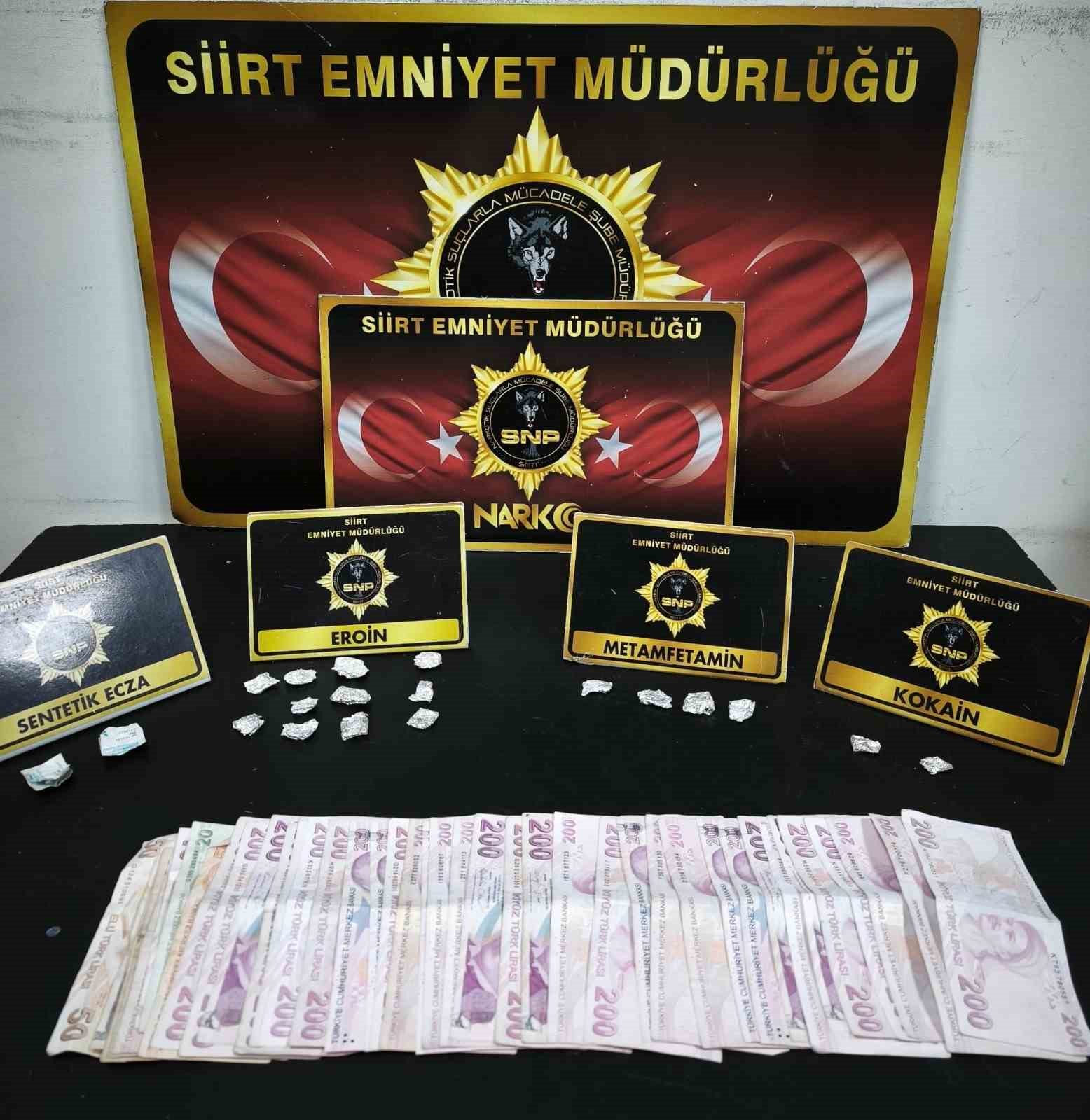Siirt’te aranan 33 şahıs yakalandı, çok sayıda suç unsuru ele geçirildi