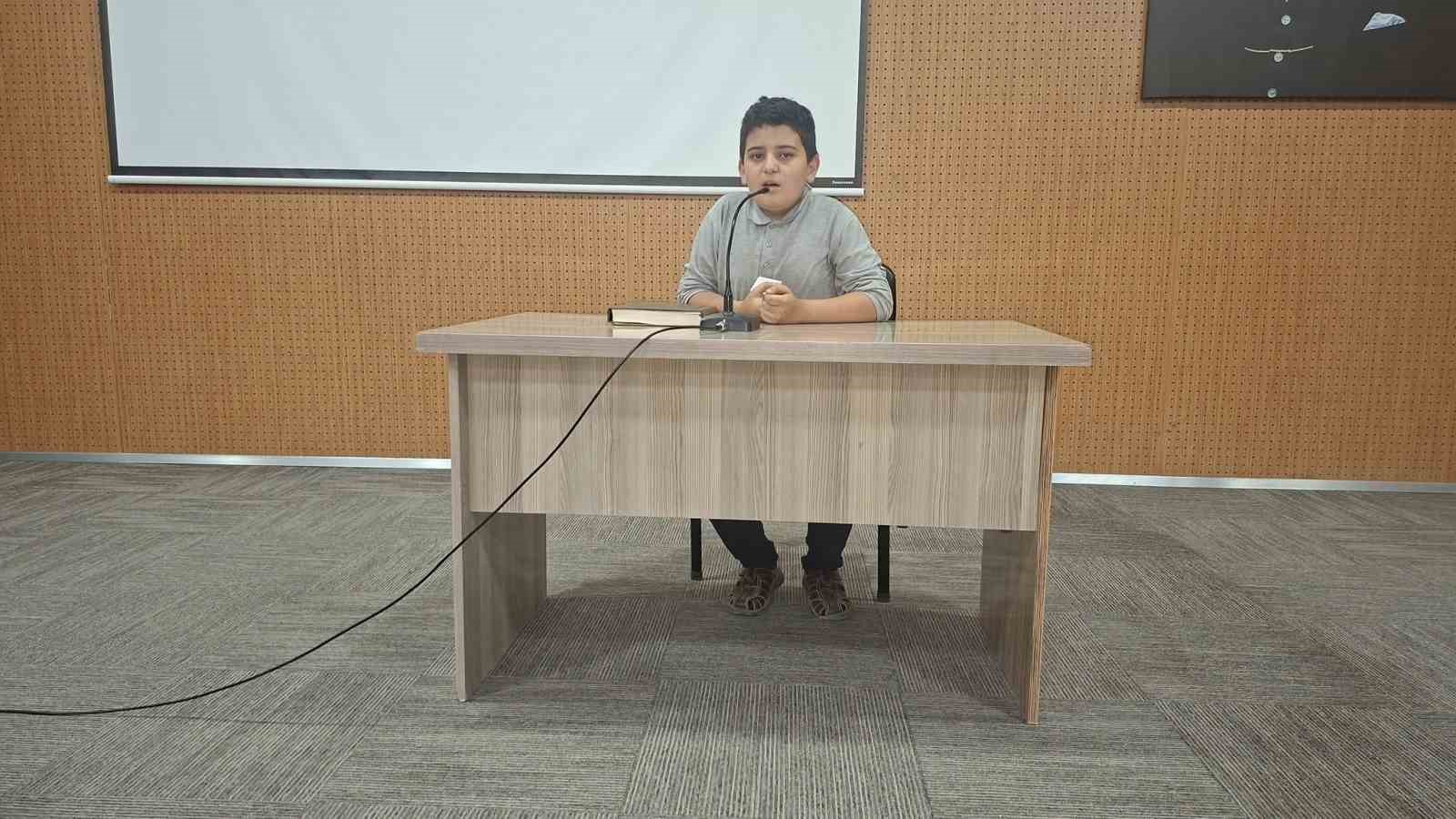 Hisarcık’ta Kur’an-ı Kerimi ve namaz sürelerini güzel okuma yarışması düzenlendi