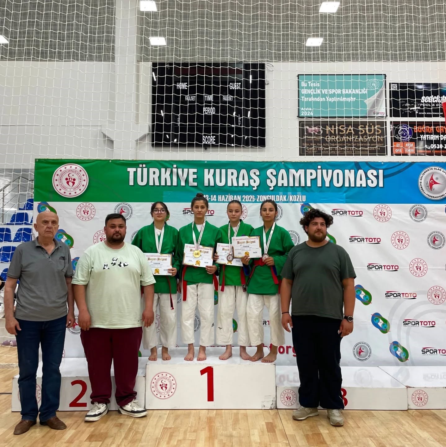 Kütahyalı gençler Türkiye Kuraş Şampiyonası’nda Türkiye ikincisi oldu