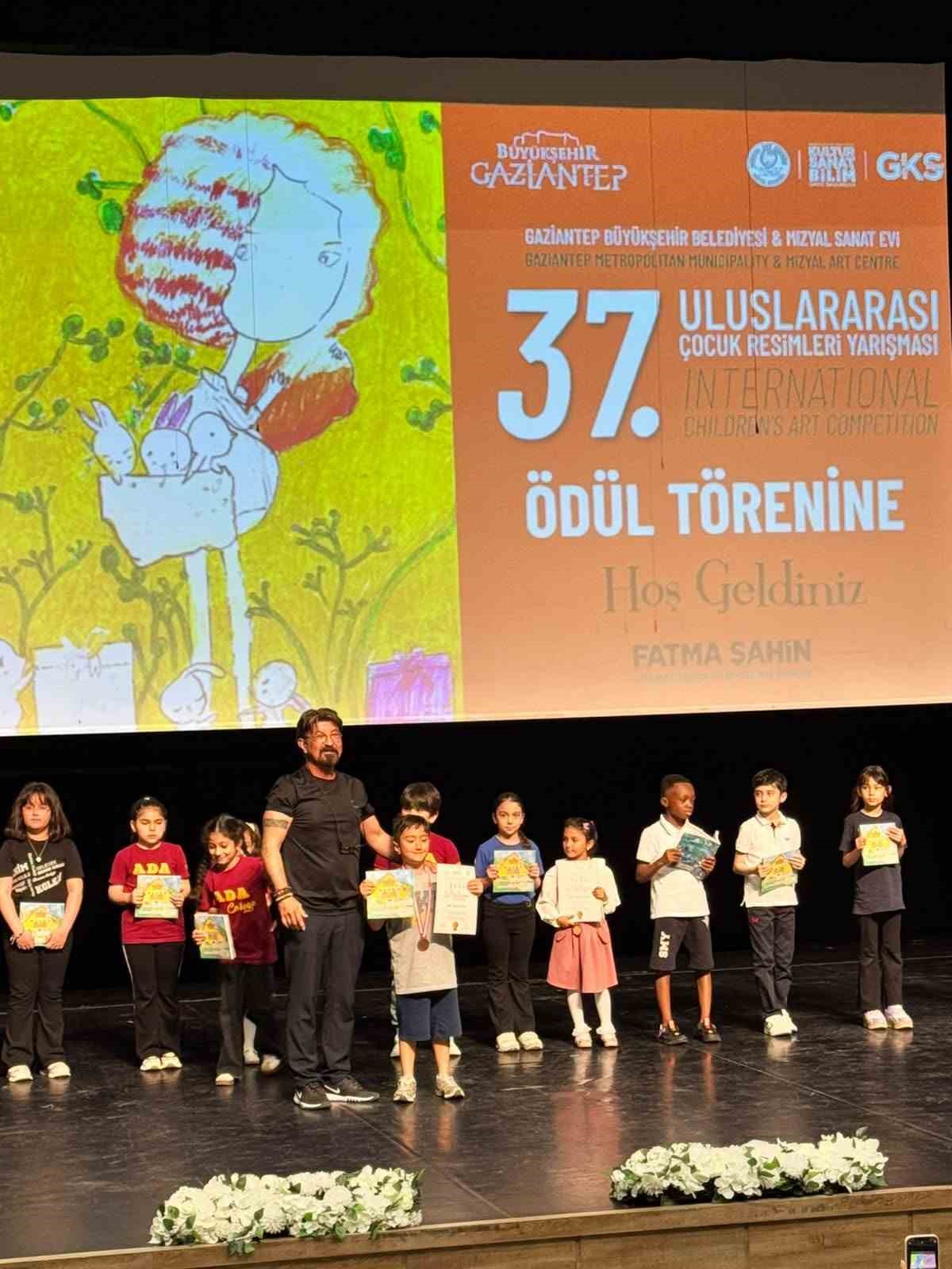 GKV Özel İlkokulu’ndan uluslararası sanat zaferi