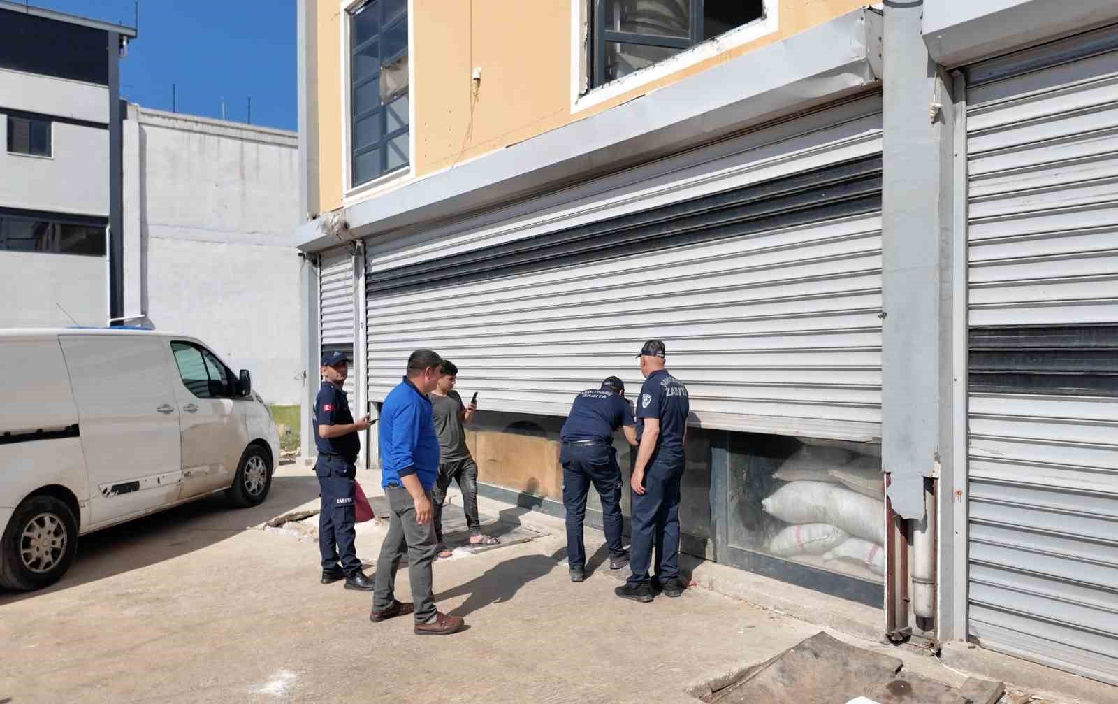 Gaziantep’te 2 ton bozuk kuru pasta imha edildi