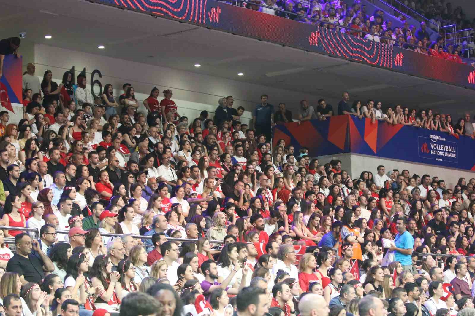 A Milli Kadın Voleybol Takımı, Belçika’yı 3-0 mağlup etti