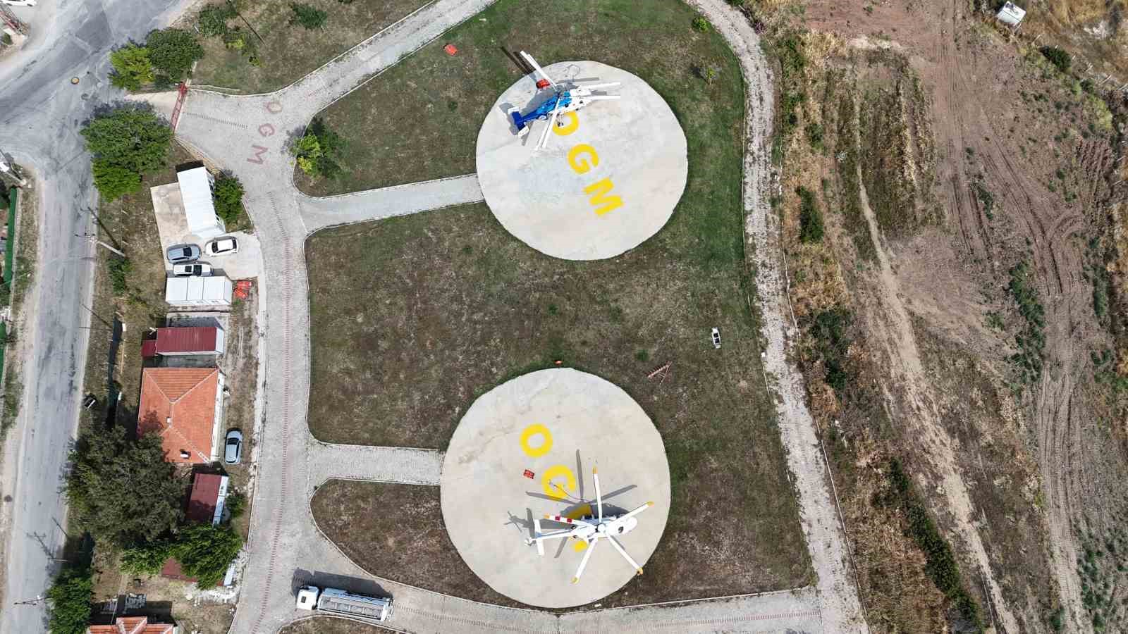 Çanakkale’de ateş savaşçıları 1 İHA, 4 Uçak, 6 Helikopter, 89 arazöz ve 1123 personel ile yangın sezonuna hazır