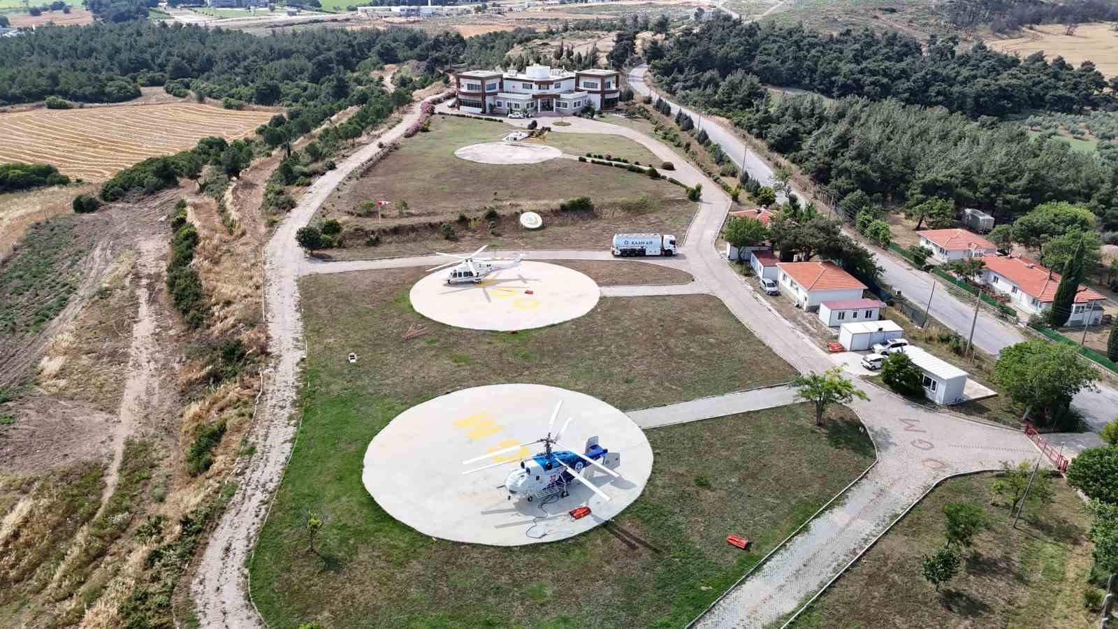 Çanakkale’de ateş savaşçıları 1 İHA, 4 Uçak, 6 Helikopter, 89 arazöz ve 1123 personel ile yangın sezonuna hazır