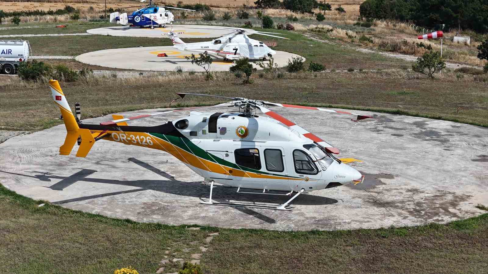 Çanakkale’de ateş savaşçıları 1 İHA, 4 Uçak, 6 Helikopter, 89 arazöz ve 1123 personel ile yangın sezonuna hazır