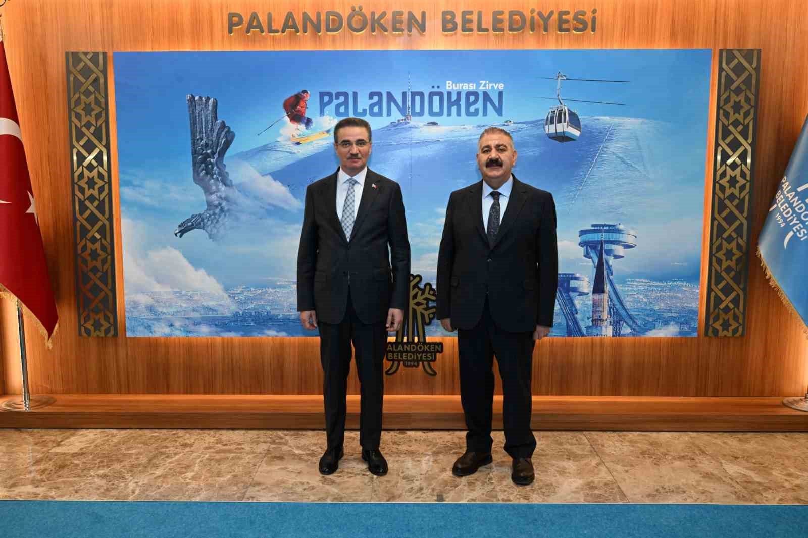 Vali Aydın Baruş Palandöken’de