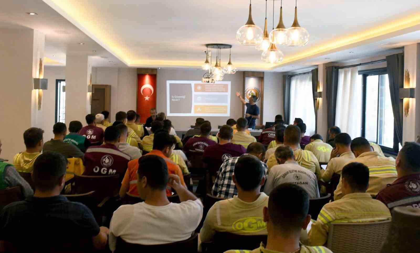 Yatağan Orman İşletme personeline iş sağlığı ve güvenliği eğitimi