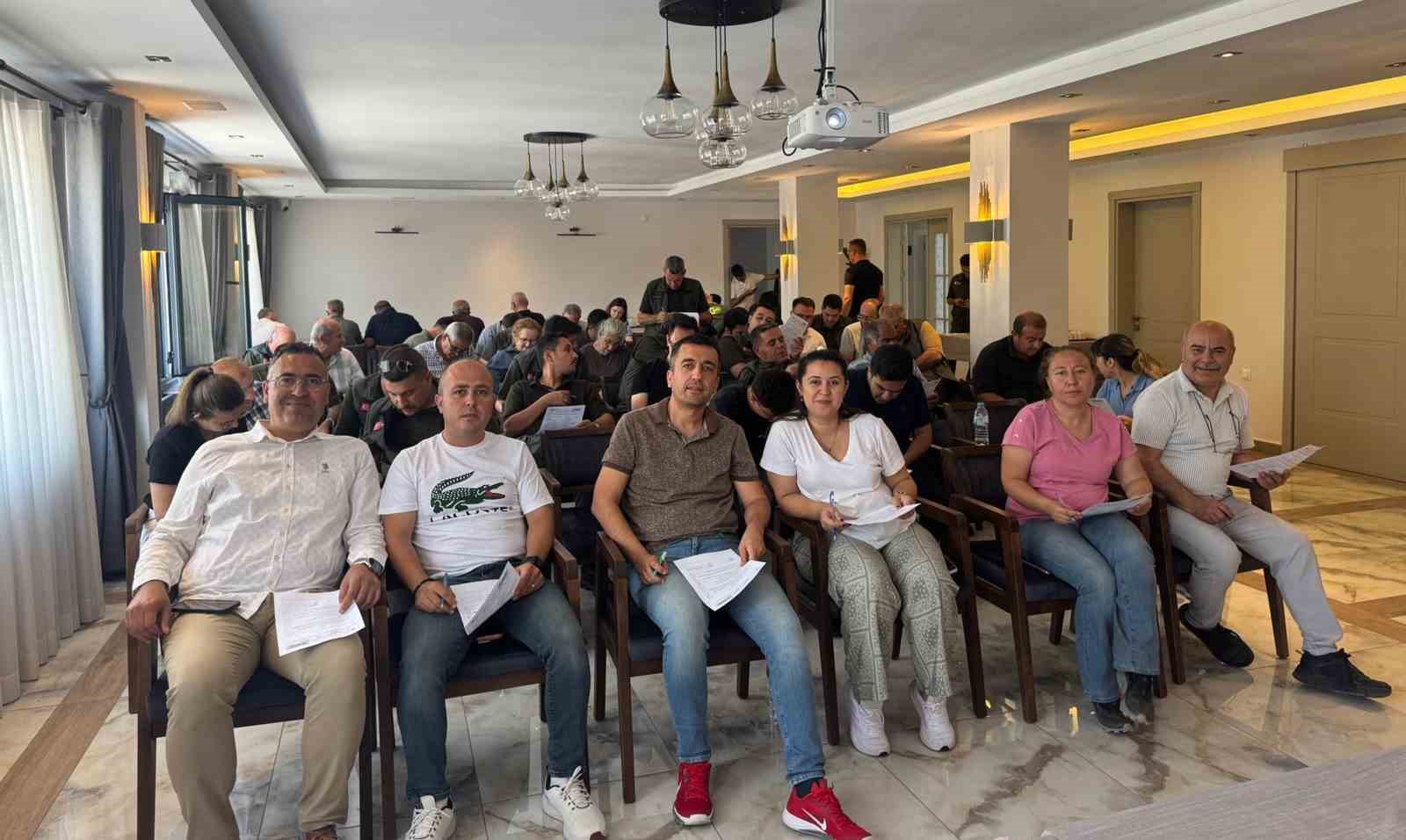 Yatağan Orman İşletme personeline iş sağlığı ve güvenliği eğitimi