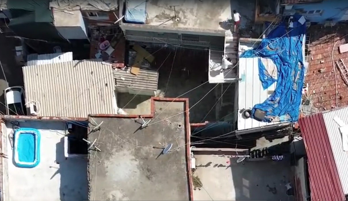 Nefes kesen uyuşturucu operasyonu dronla görüntülendi