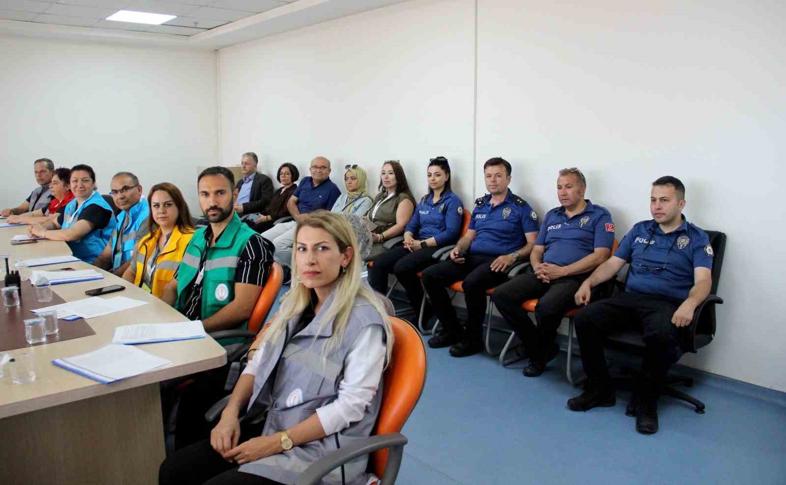 Kayseri Devlet Hastanesi’nde eş zamanlı tatbikat