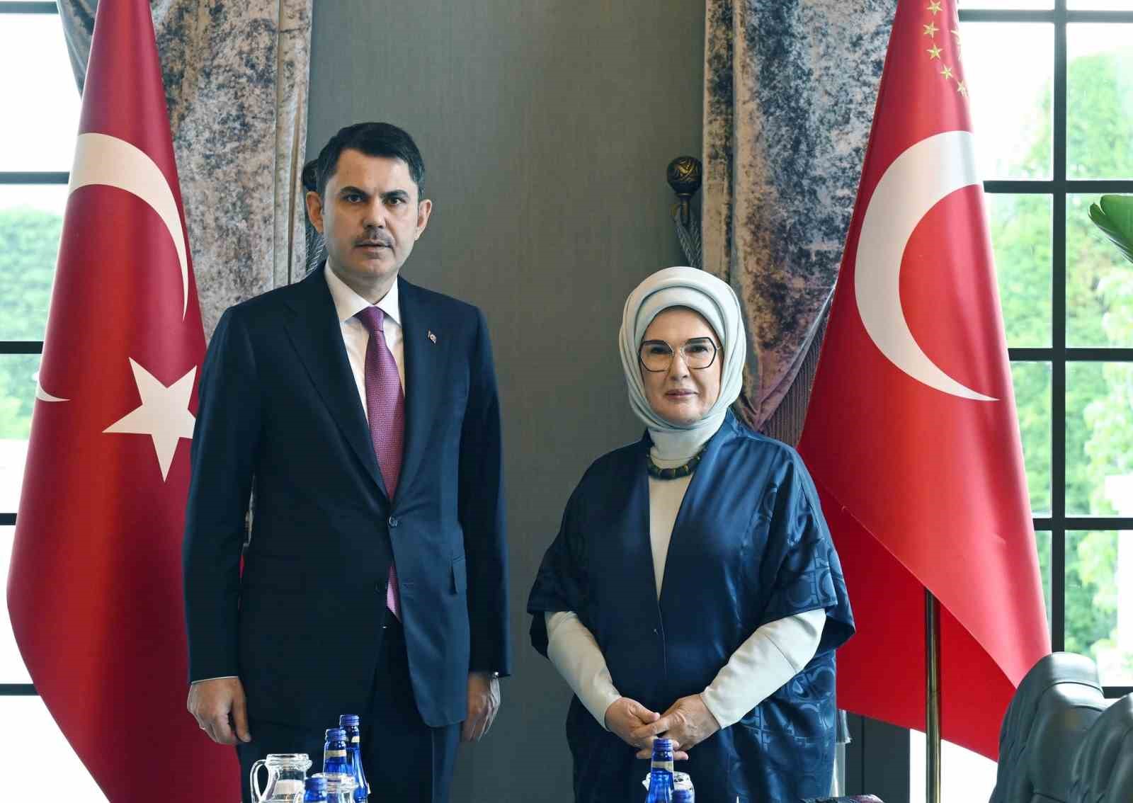 Bakan Kurum, Emine Erdoğan ile çevre politikaları ve COP31 hazırlıklarını görüştü