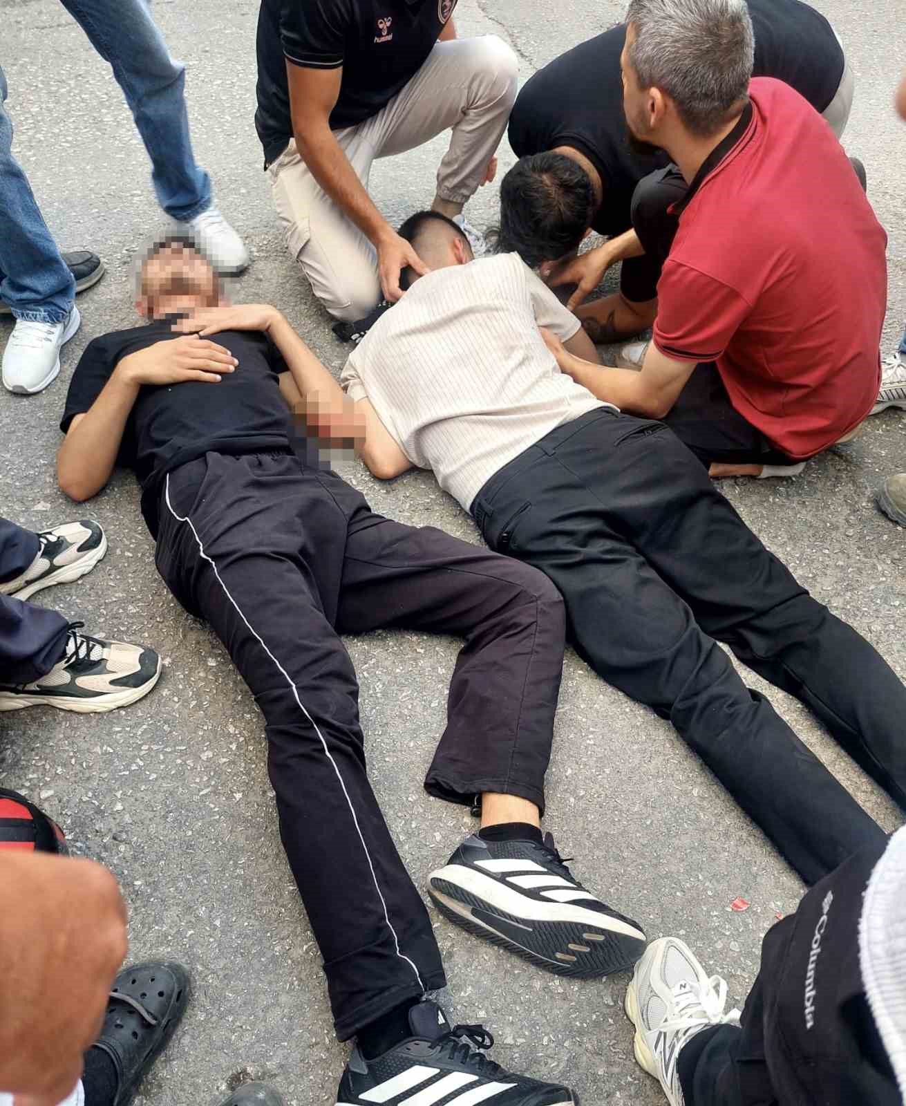 Samsun’da motosiklet ile otomobil çarpıştı: 2 yaralı