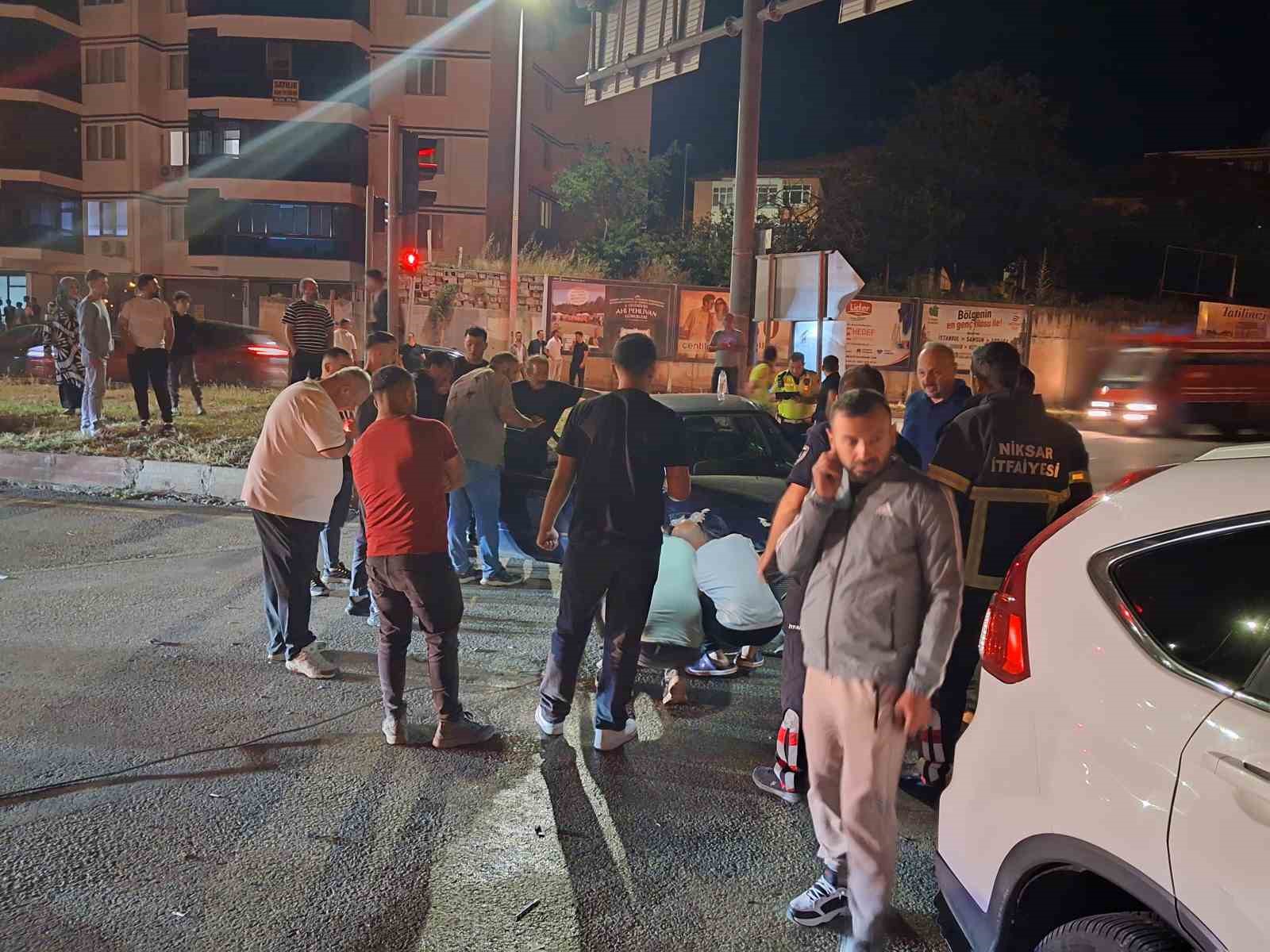 Tokat’ta zincirleme trafik kazası: 5 yaralı