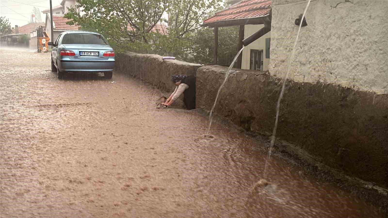 Son 66 yılın en fazla yağmuruna alan Aksaray’da barajdaki su seviyesi yükseldi