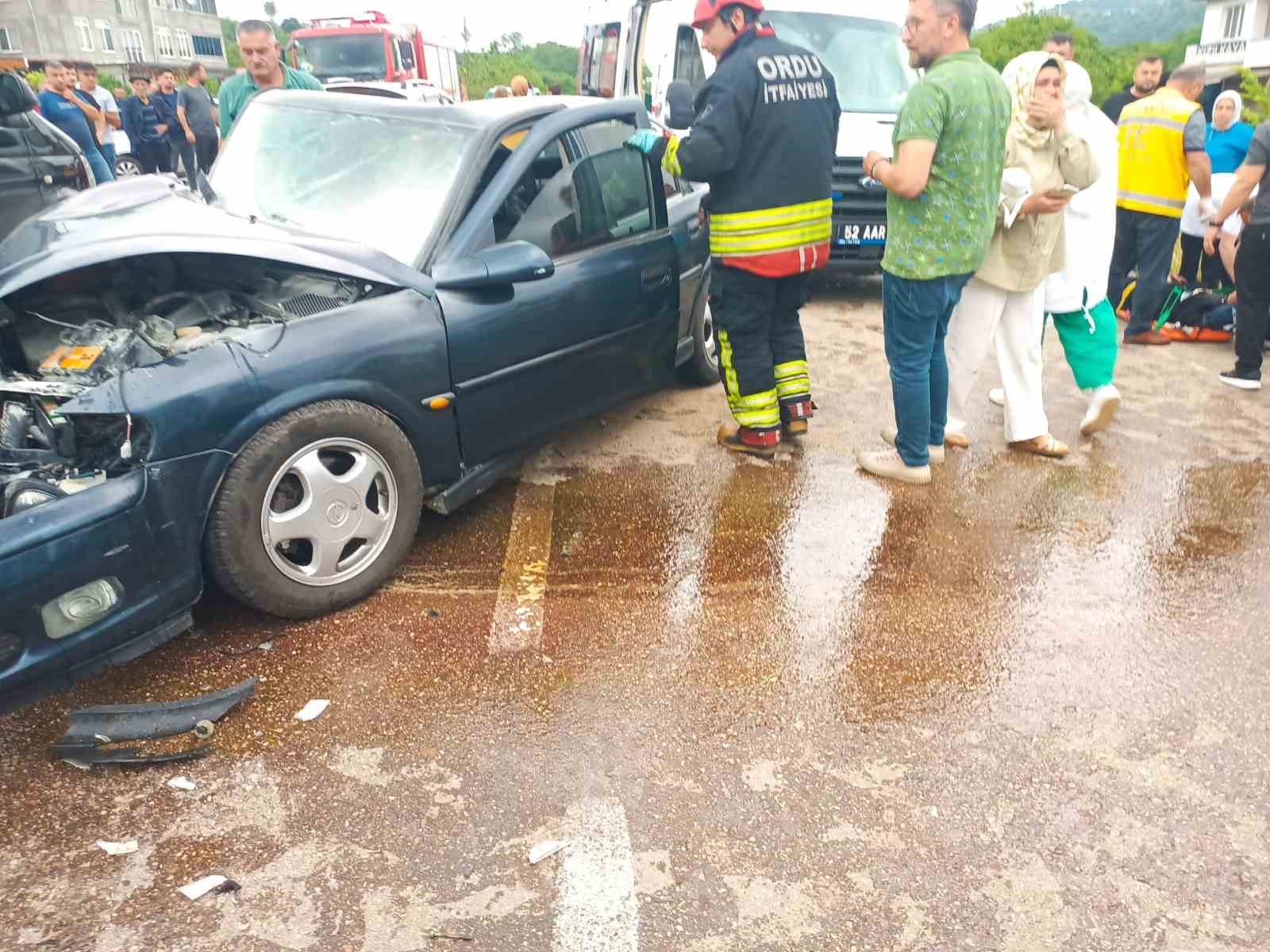 Ordu’da trafik kazası: 5 yaralı