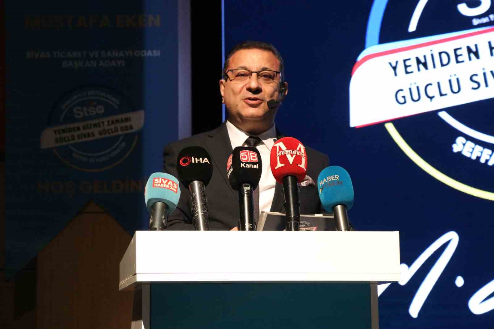 İş adamı Eken, adaylarını tanıttı