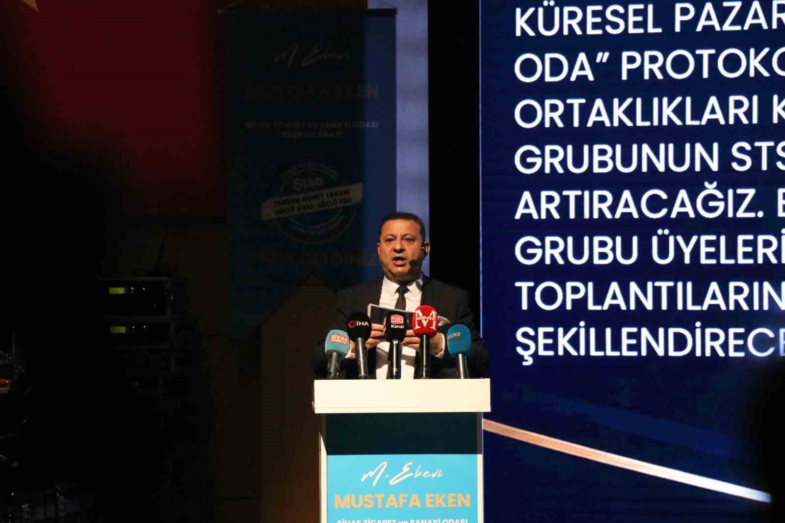 İş adamı Eken, adaylarını tanıttı