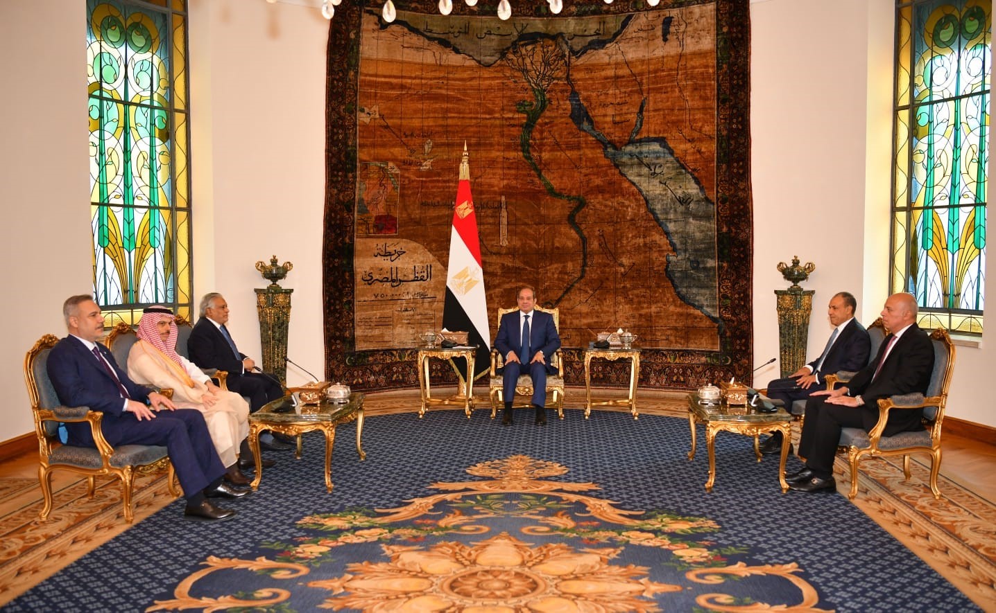 Bakan Fidan, Mısır Cumhurbaşkanı es-Sisi ile bir araya geldi