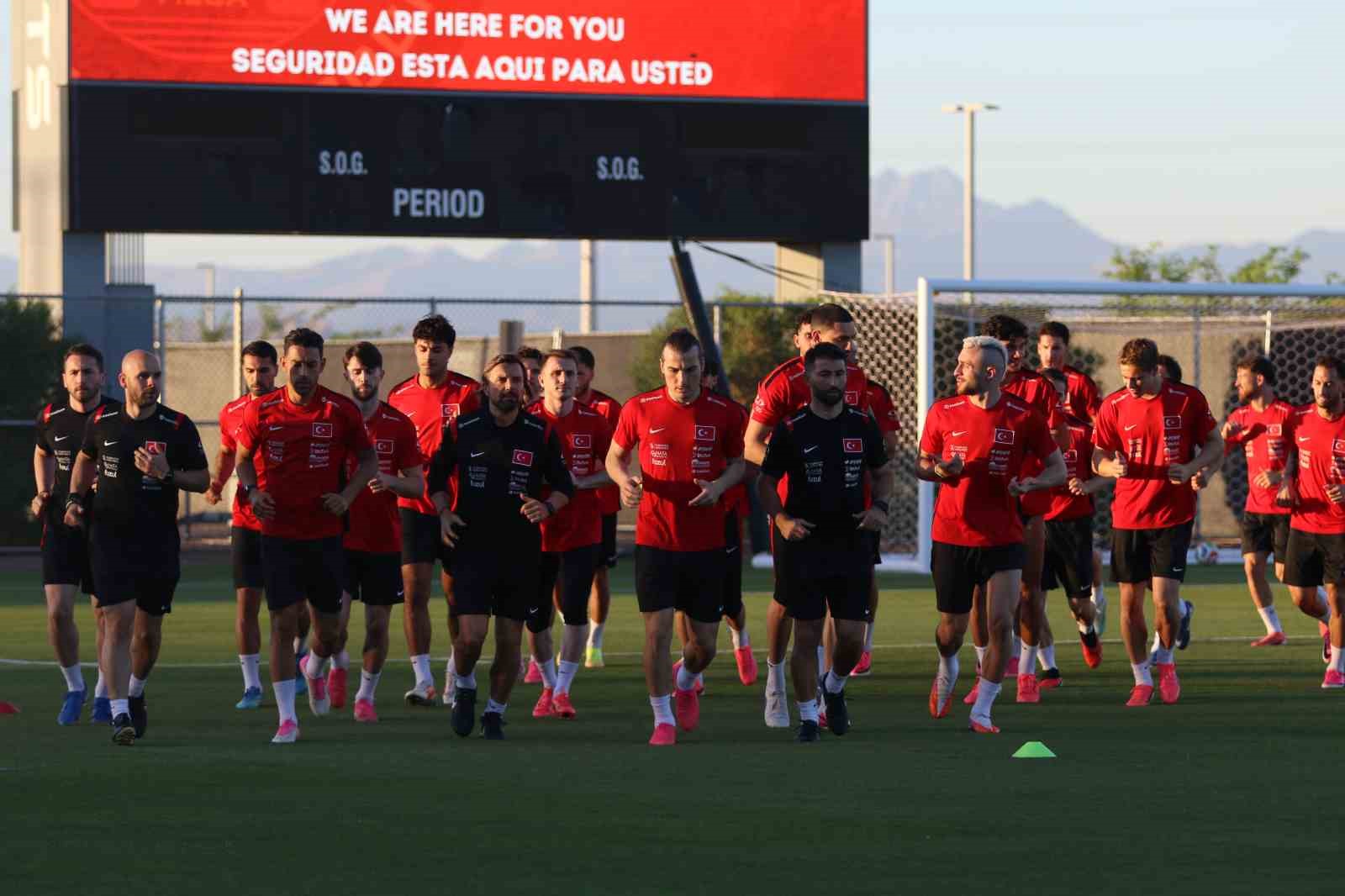 A Milli Futbol Takımı’nda ABD maçının hazırlıkları başladı