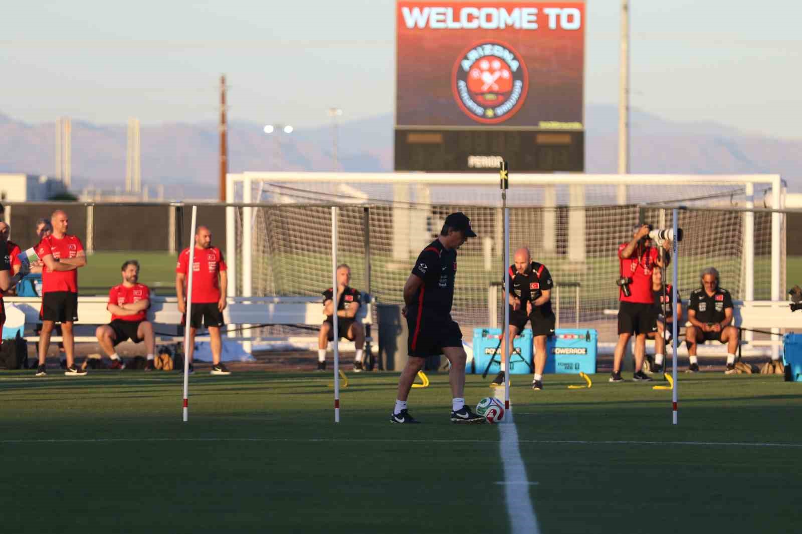 A Milli Futbol Takımı’nda ABD maçının hazırlıkları başladı