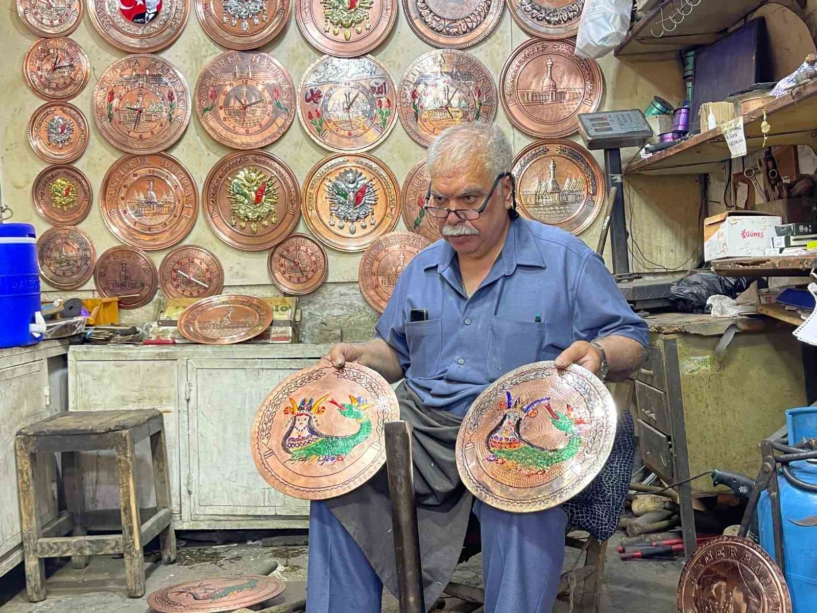 Şanlıurfa’da kaybolmaya yüz tutan bakırcılık mesleği yeniden canlandı