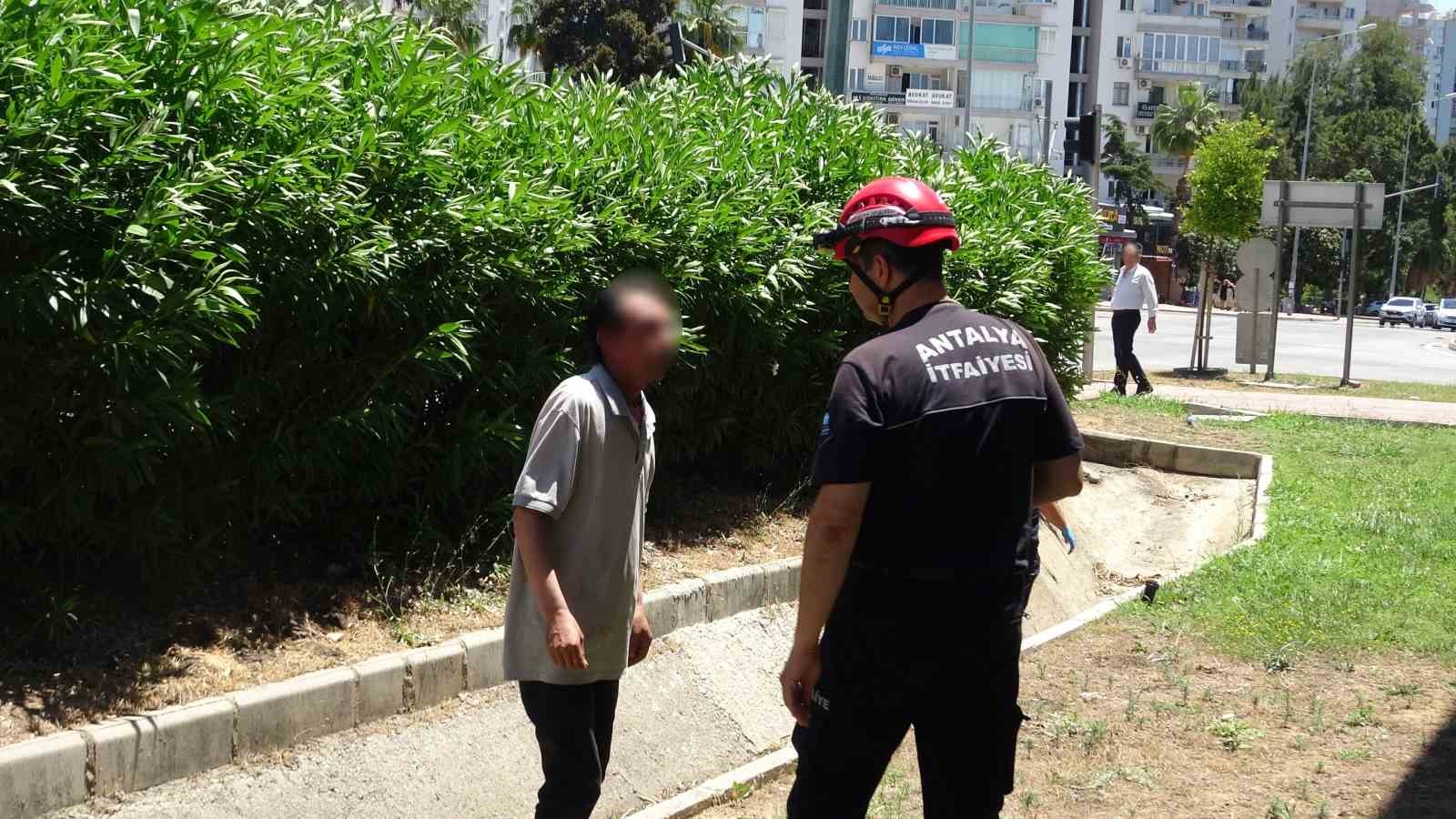 Düştü diye ihbar ettiği babası bile düşmediğine ikna edemedi