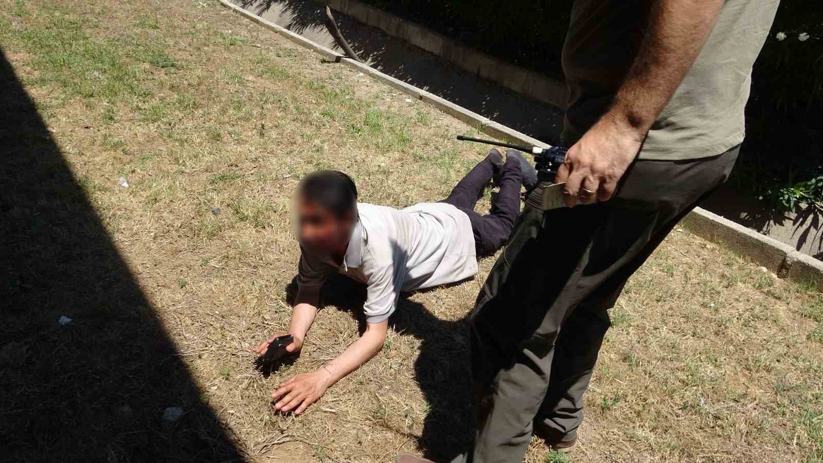 Düştü diye ihbar ettiği babası bile düşmediğine ikna edemedi