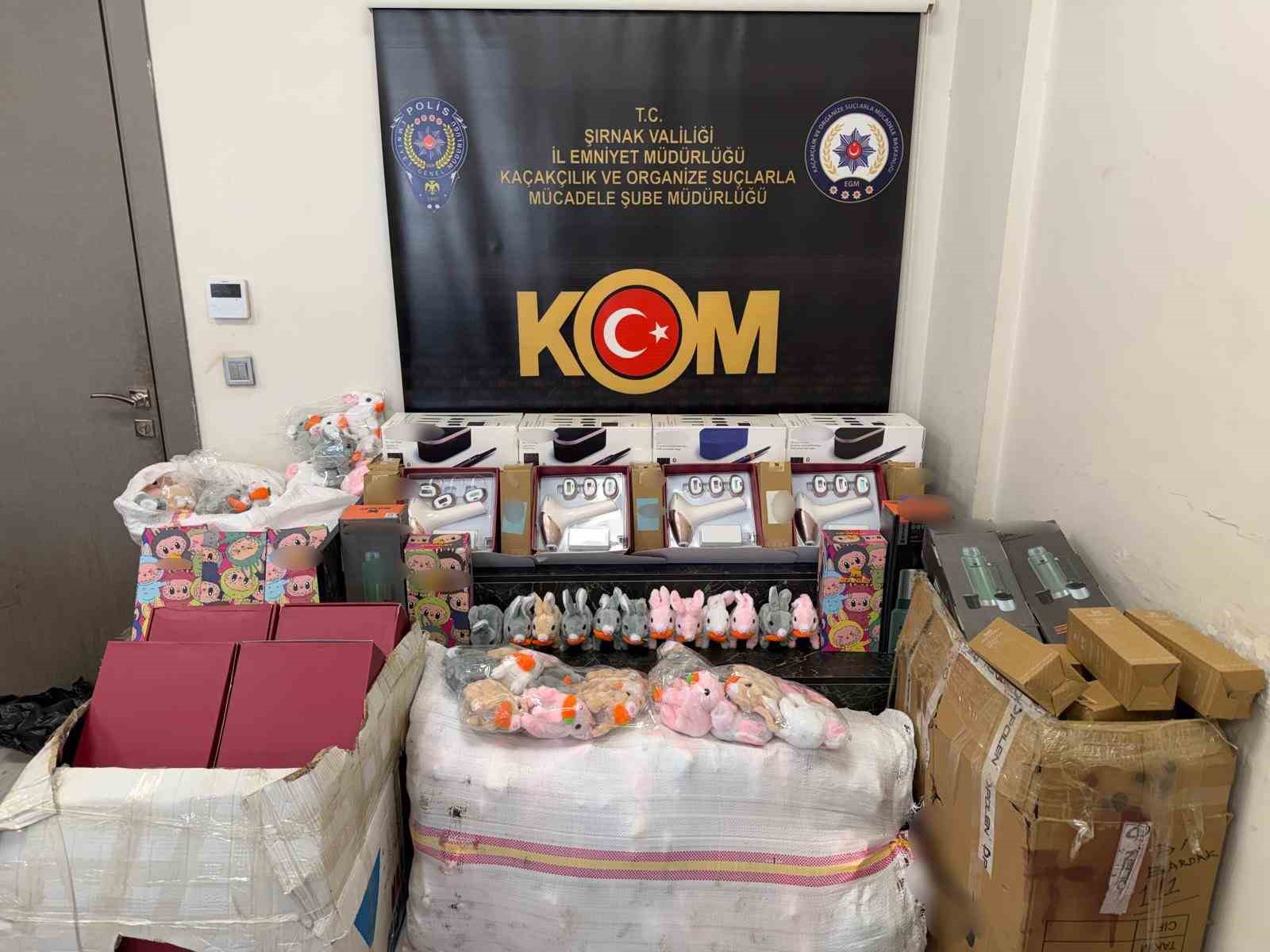 Şırnak’ta 28 milyon lira değerinde kaçakçılık operasyonu