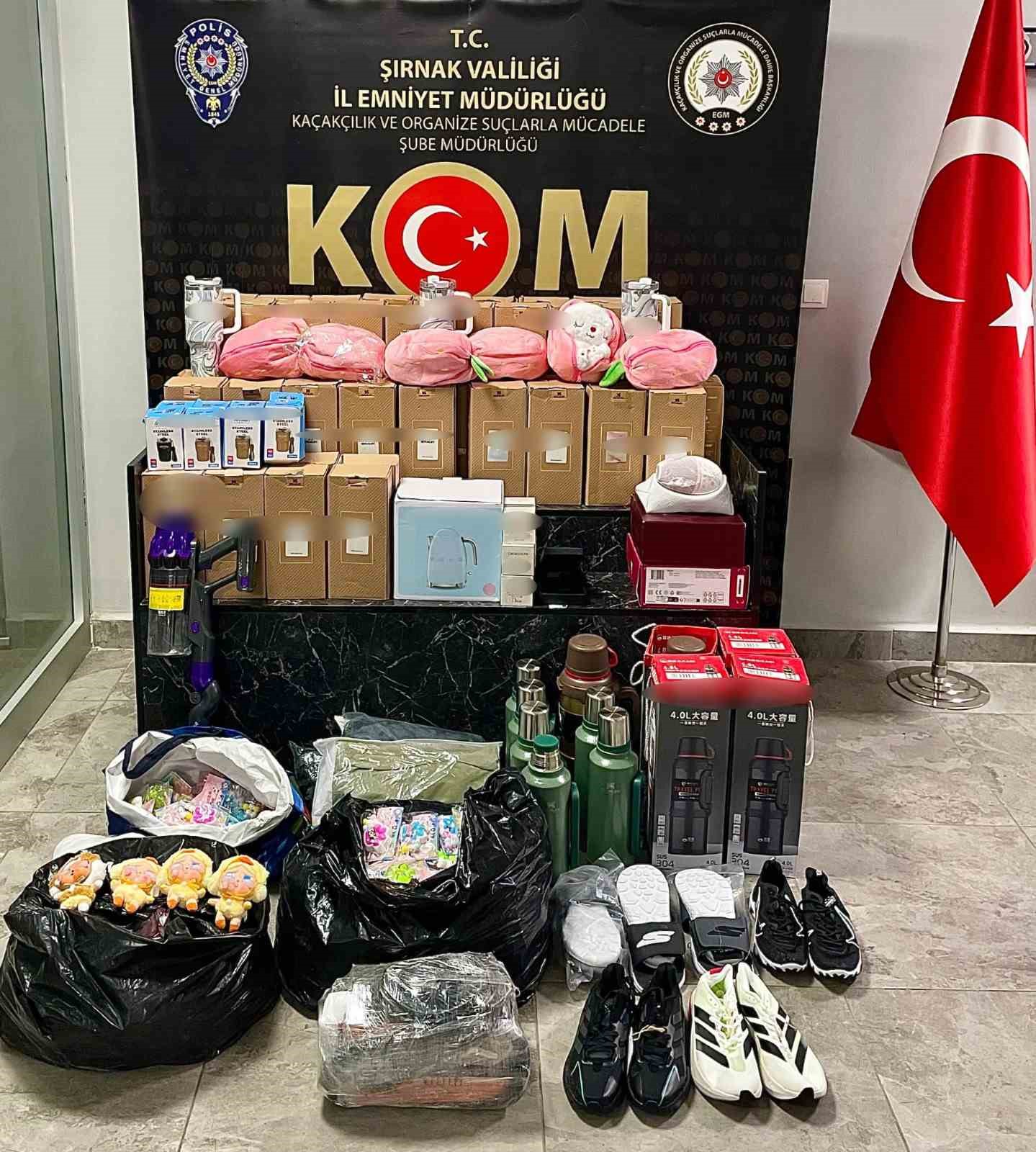 Şırnak’ta 28 milyon lira değerinde kaçakçılık operasyonu