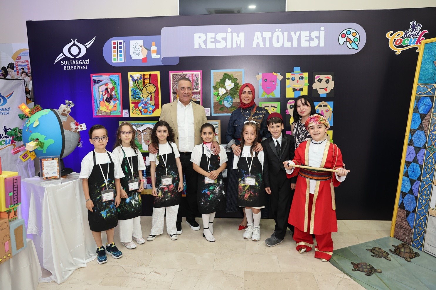 ‘Kaşif Çocuklar’ projesinde minikler için mezuniyet töreni düzenlendi