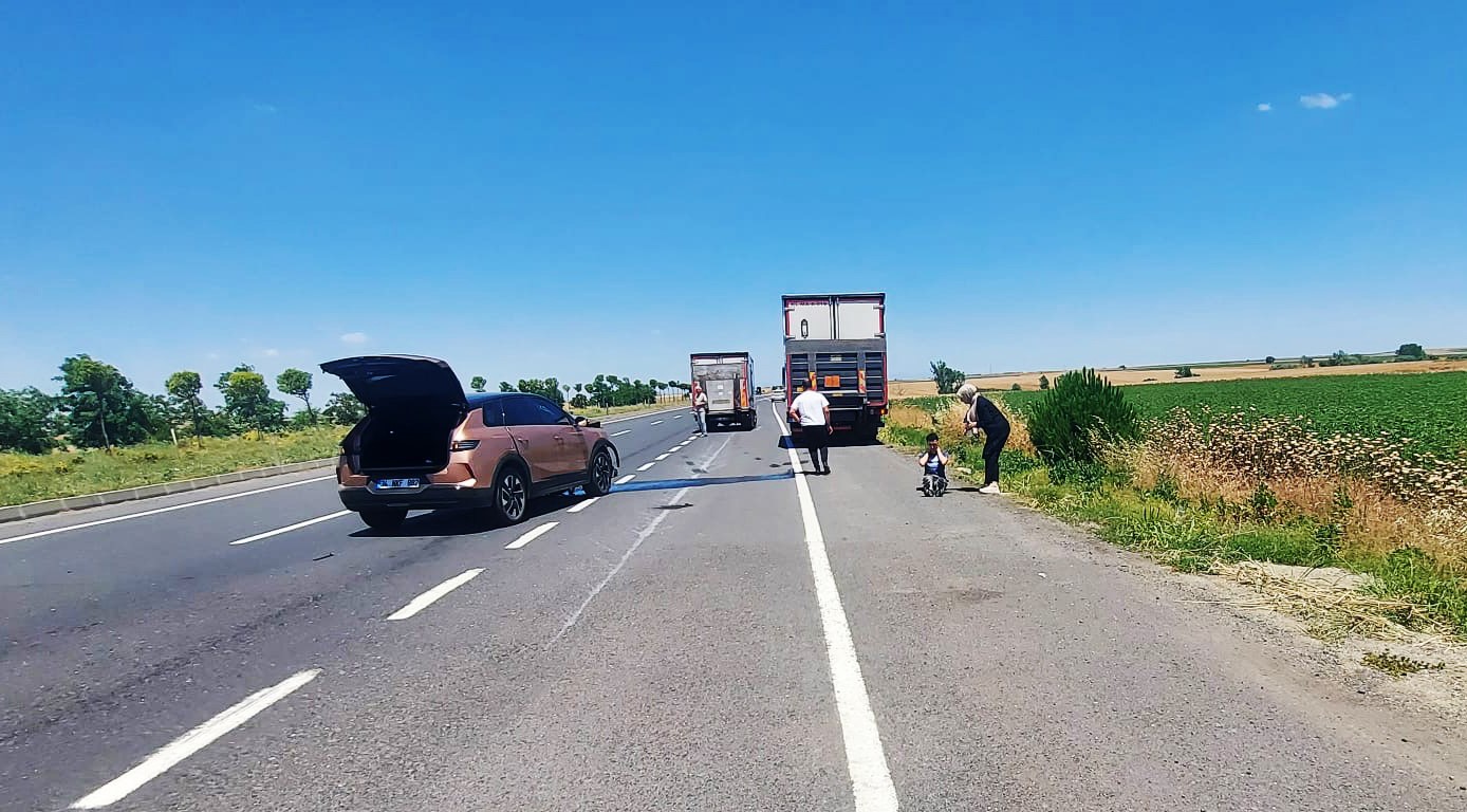 Tekirdağ’da trafik kazası: 3 yaralı