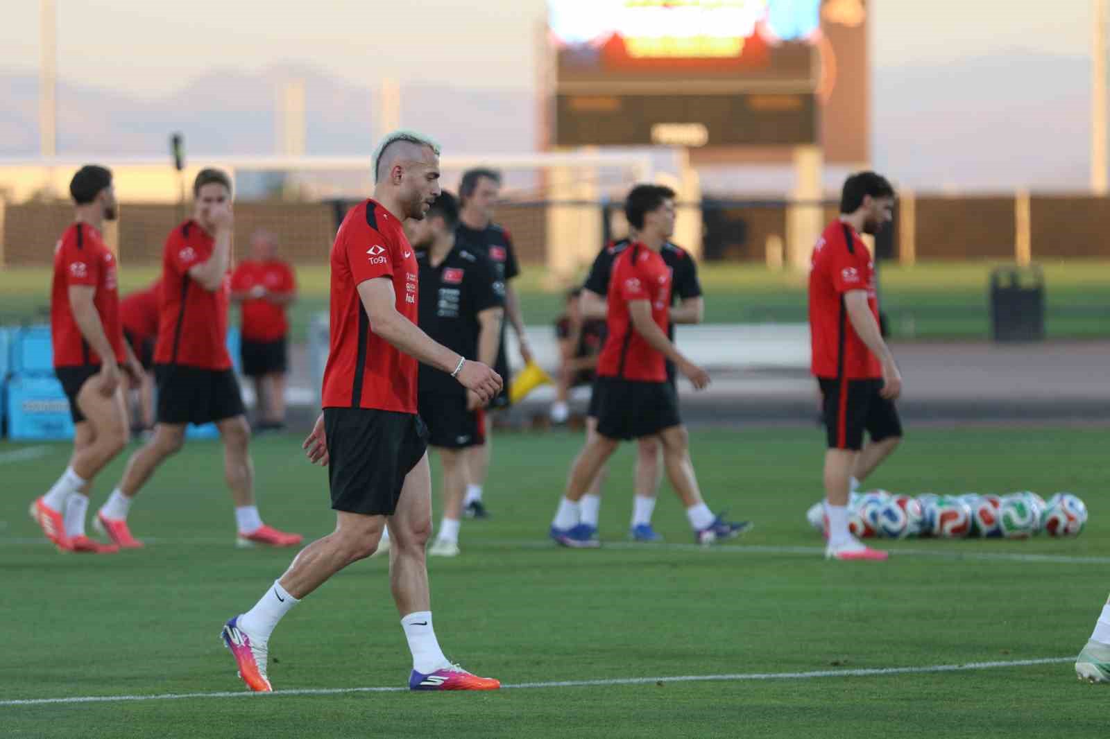 A Milli Futbol Takımı, ABD maçı hazırlıklarına devam etti