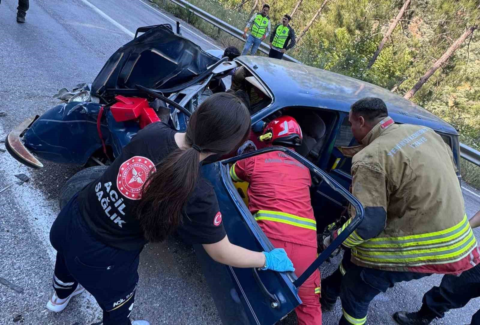 Milas’ta trafik kazası: 2 yaralı
