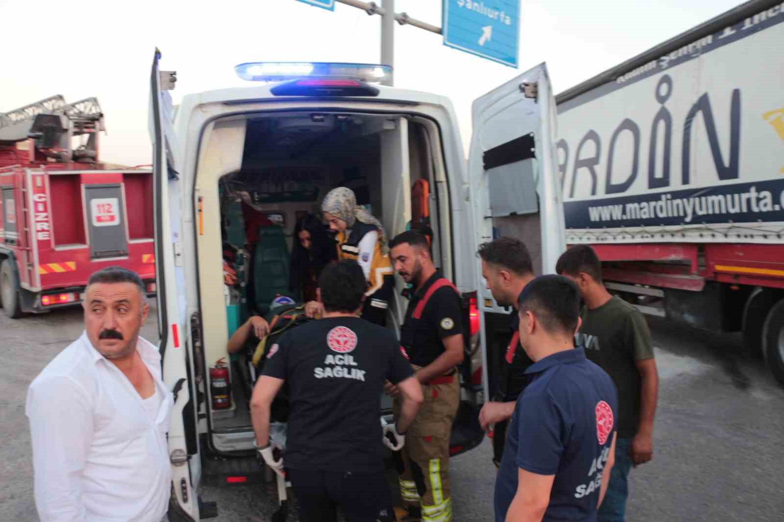 Şırnak’ta iki tır çarpıştı: 2 yaralı