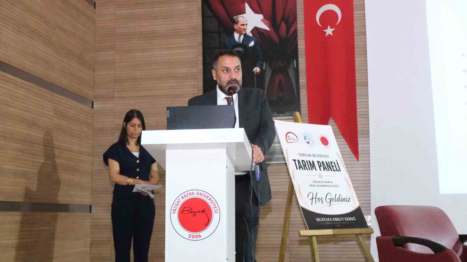 Sorgun’da tarımın geleceği masaya yatırıldı: "Geleceğin en stratejik konusu su ve gıda"