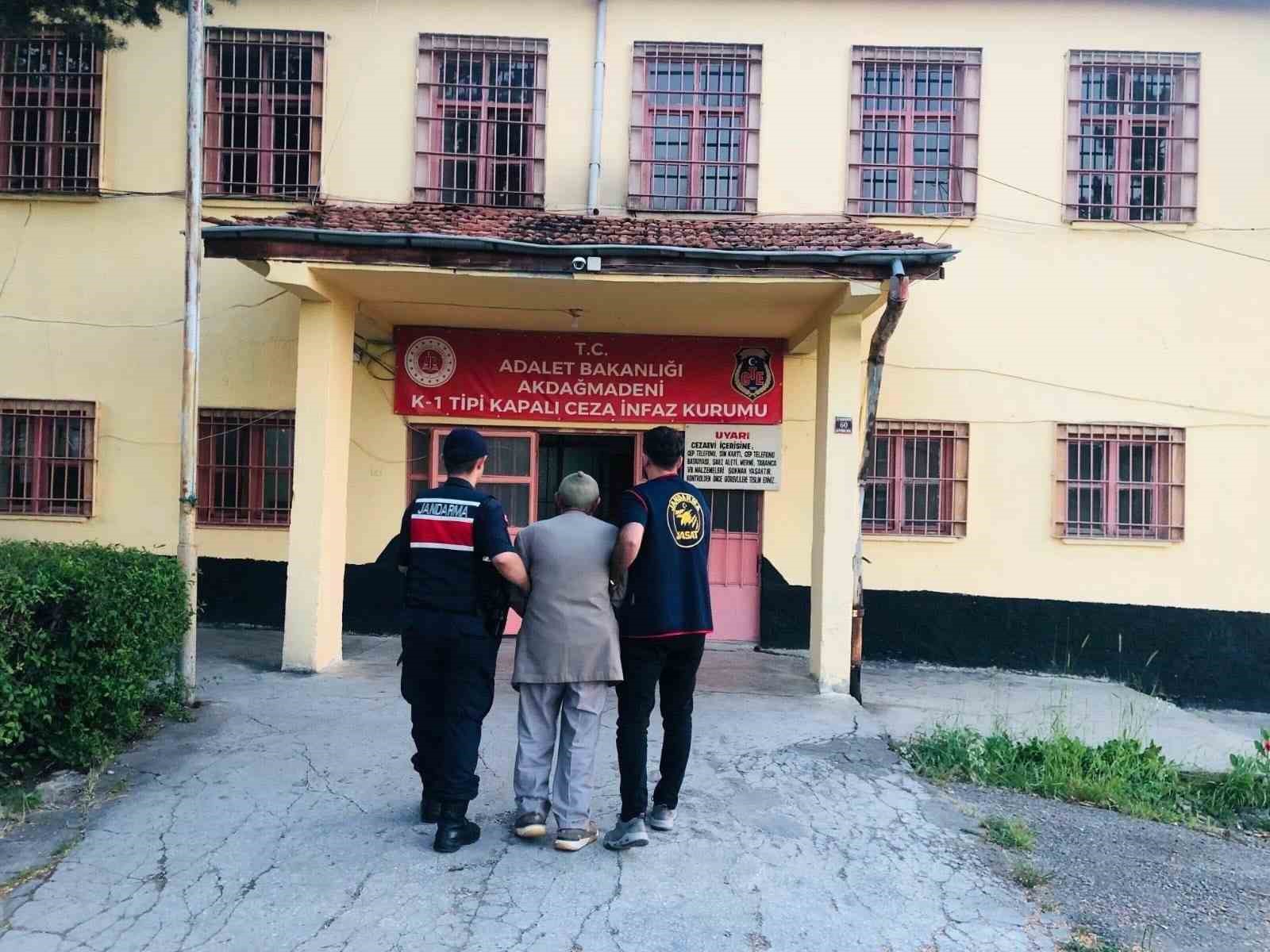 Yozgat’ta kesinleşmiş 23 yıl hapis cezası olan firari hükümlü yakalandı