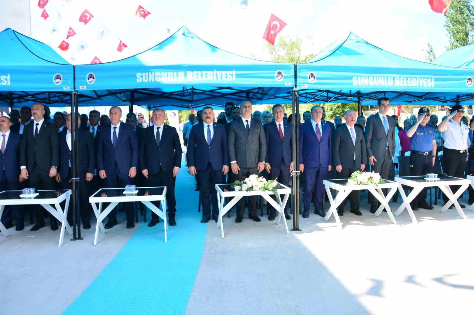 Sungurlu Belediyesi Halk Ekmek Fabrikası törenle açıldı: Günde 10 bin ekmek üretiliyor