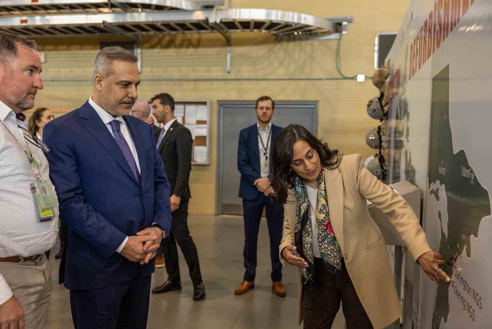 Dışişleri Bakanı Fidan’dan Kanada’da nükleer tesis ziyareti