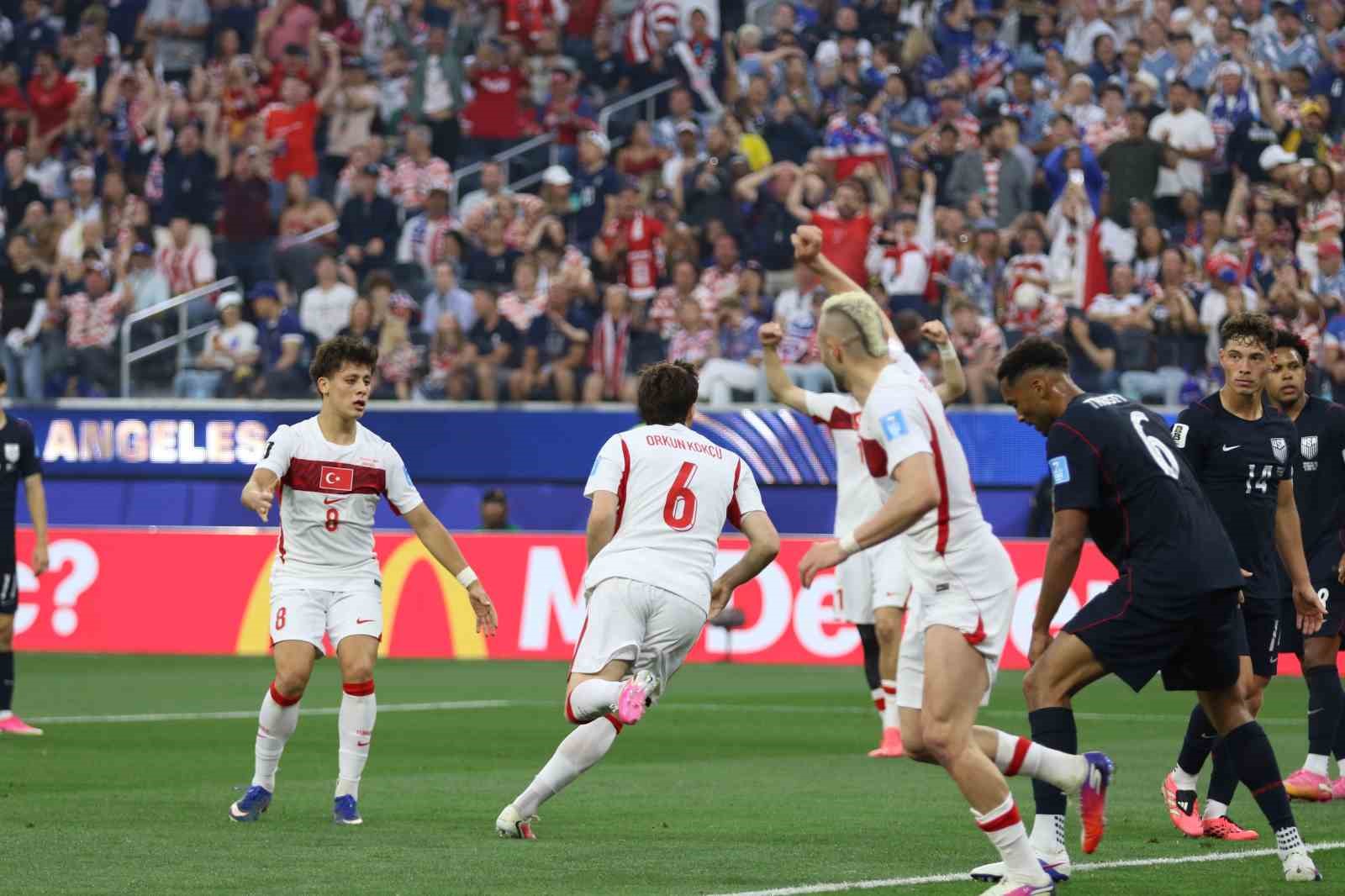 2026 FIFA Dünya Kupası: Türkiye: 2 - ABD: 1 (İlk yarı)