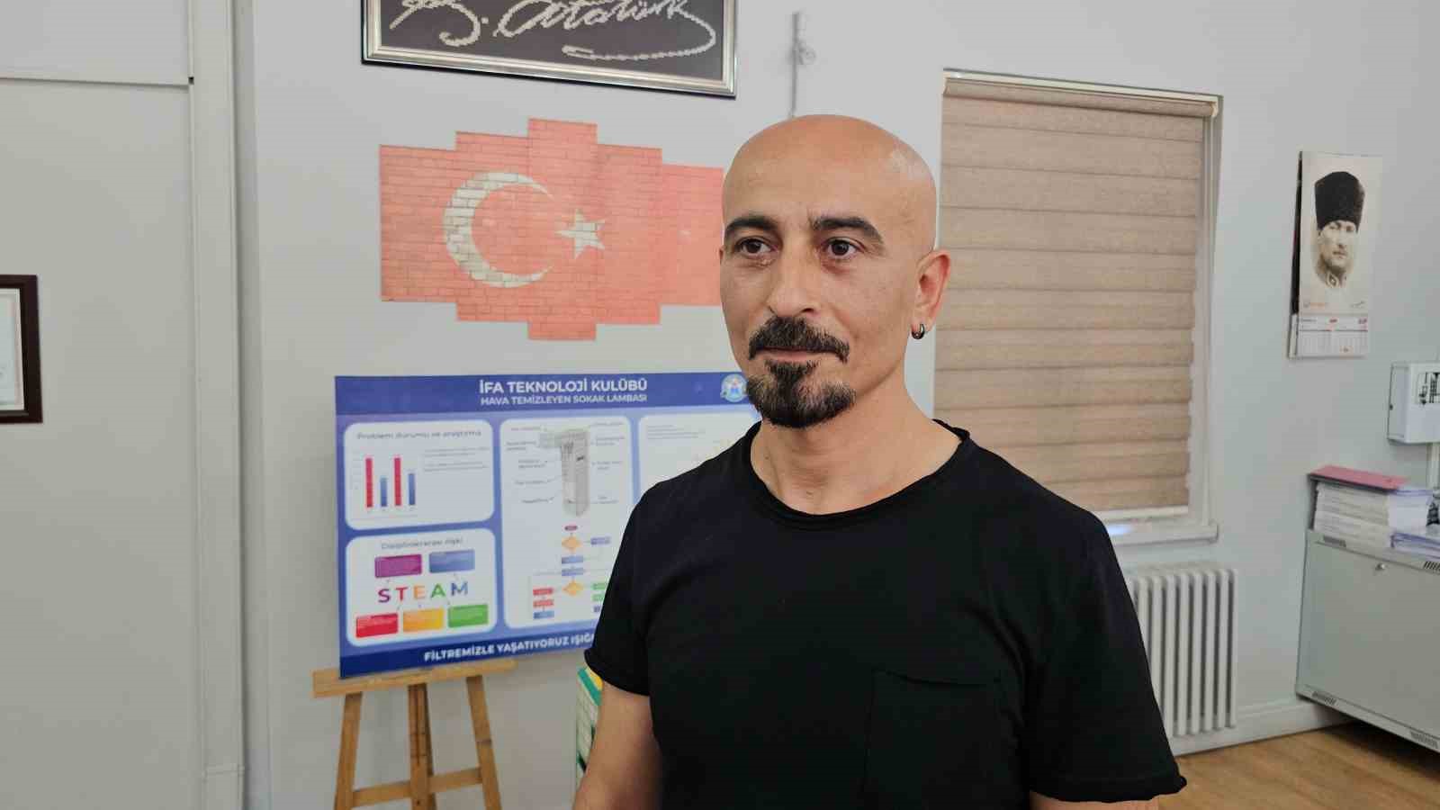 Ortaokul öğrencilerinden nefes aldıran proje; hava kirliliğine çözüm sokak lambası