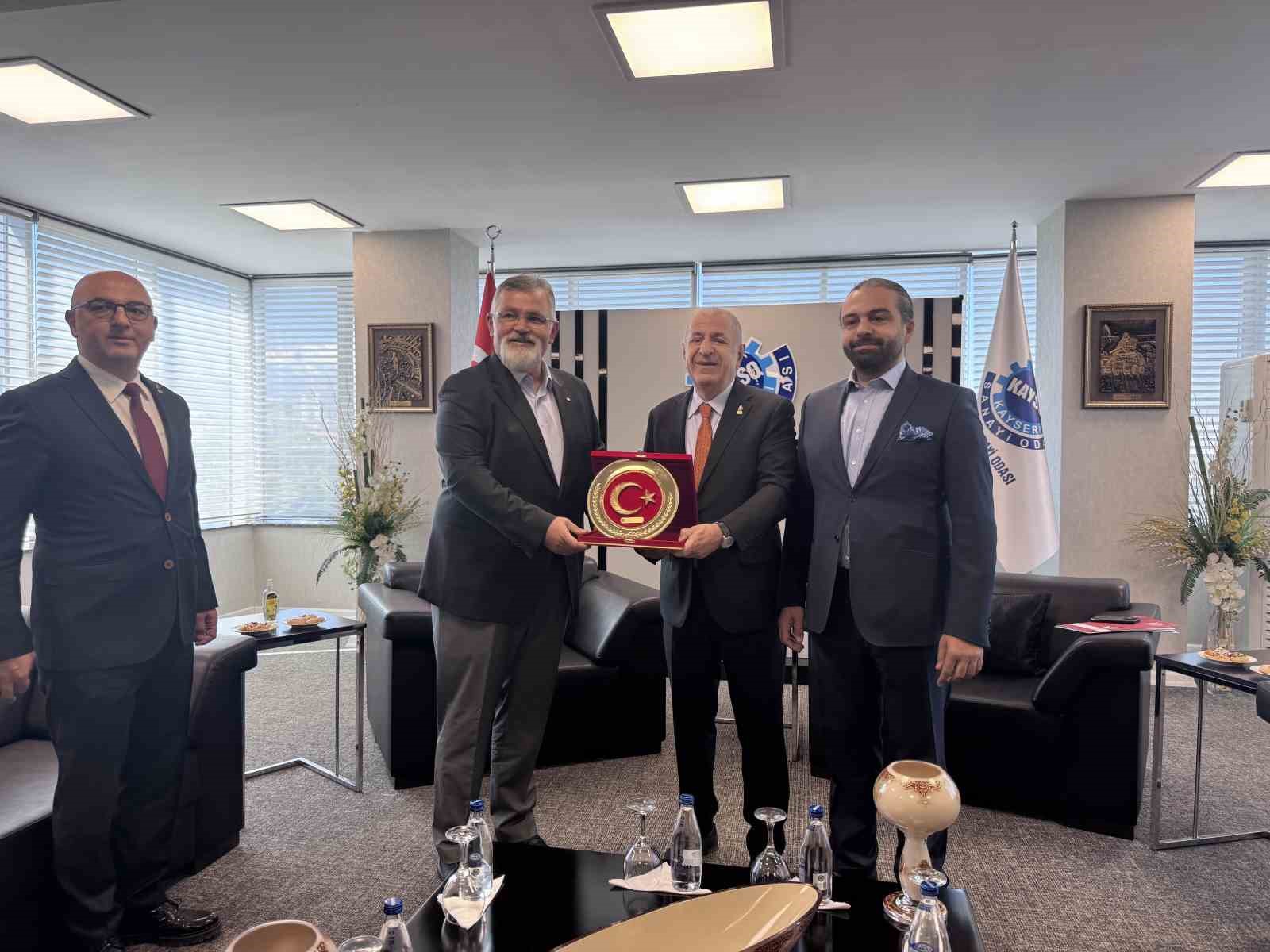 Ümit Özdağ’dan KAYSO ve KTO’ya ziyaret