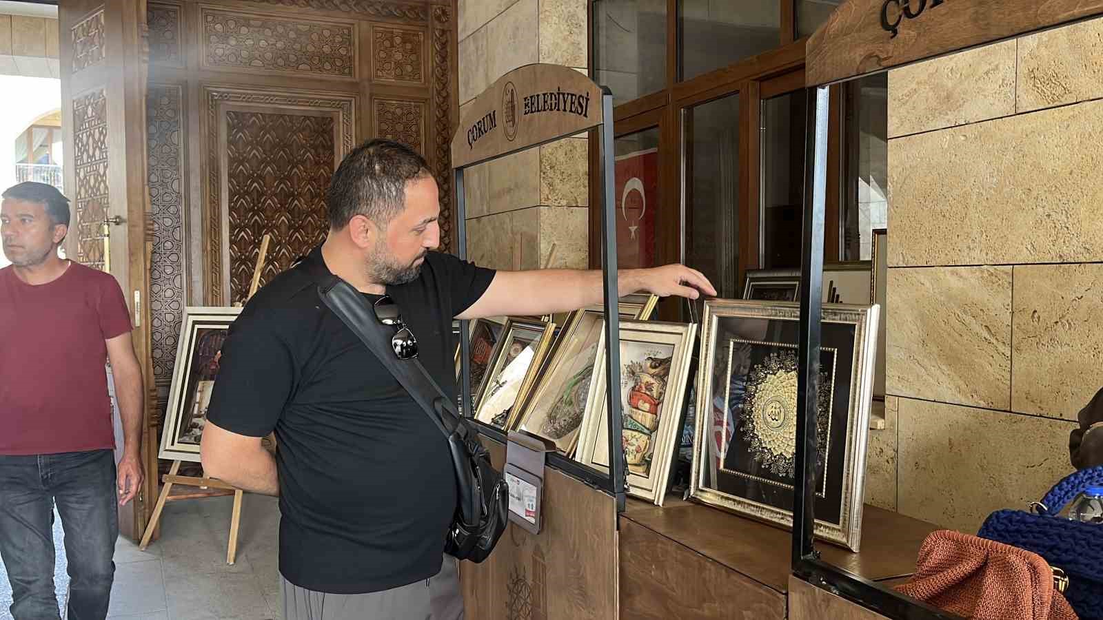 Çorum’da kadın girişimcilerin el emeği göz nuru ürünleri görücüye çıktı