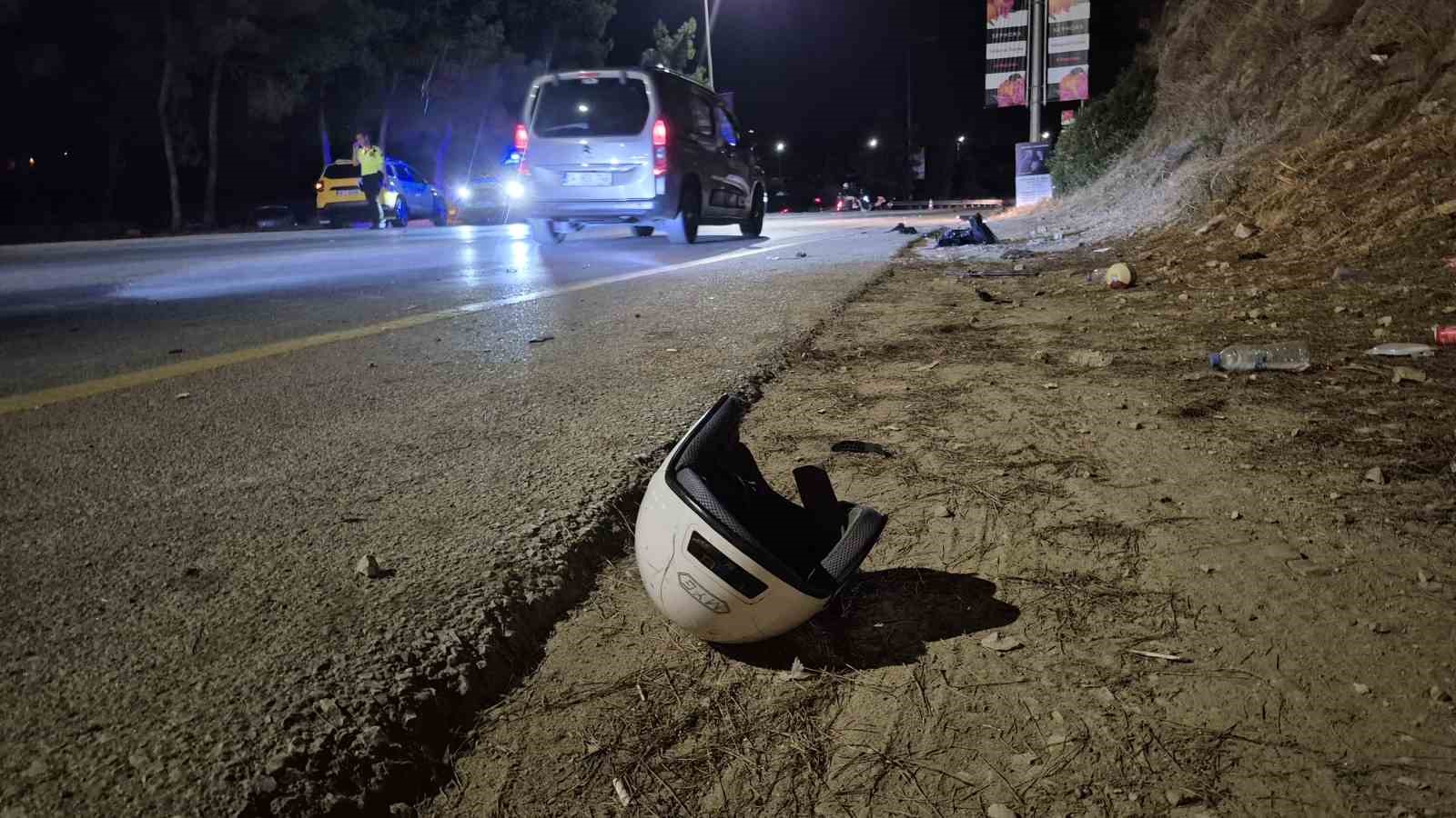 Bodrum’da taksi ile motosiklet çarpıştı: 1 ölü, 1 ağır yaralı