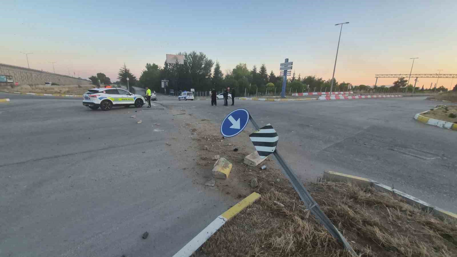 Eskişehir’de kontrolden çıkan otomobil takla attı: 1 yaralı