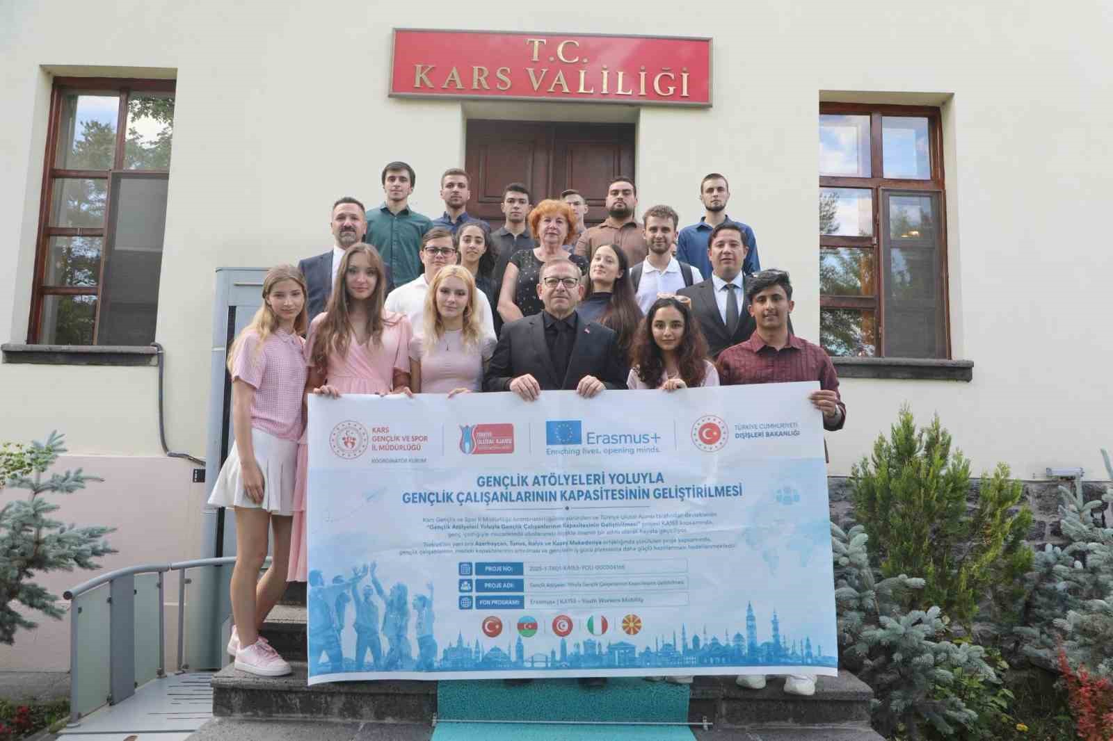 Kars, Erasmus+ Gençlik Projesine ev sahipliği yapıyor